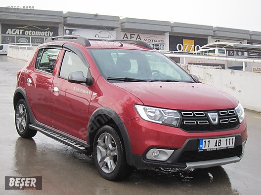 dacia sandero 1 5 dci stepway 2017 dacia stepway yeni kasa 1 5 dizel sigara icilmemis sahibinden comda 979915656
