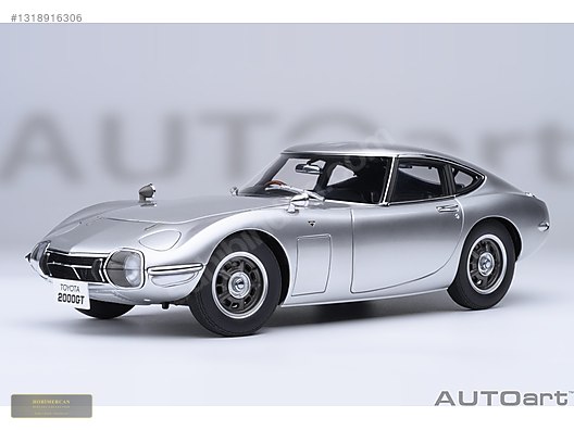トヨタ 2000GT 1/18 シルバー ローダウン仕様　autoart Autoart Diecast Model 1:18 Toyota Araba - 1318916306