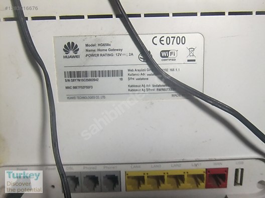Vodafone hg658c 4 Port VDSL Modem 300 Mbps Kablosuz Bağlantı - VDSL Modem ilanları uygun fiyatlarıyla sahibinden.com'da