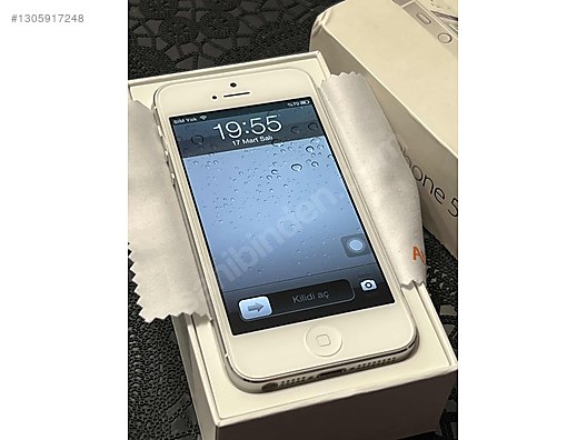 Apple / iPhone 5 / İPHONE 5 ios 6 koleksiyonluk SIFIR YURTİÇİ on