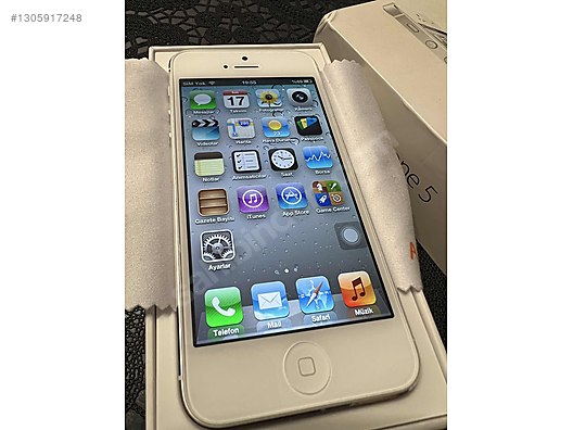 Apple / iPhone 5 / İPHONE 5 ios 6 koleksiyonluk SIFIR YURTİÇİ on