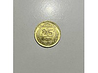 ALTIN RENKLİ 25 KRŞ #1283917604