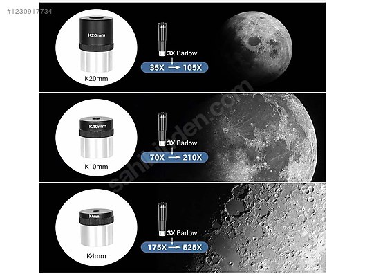 İkinci El ve Sıfır Alışveriş / Fotoğraf & Kamera / Teleskop / Mercekli (Refraktör)