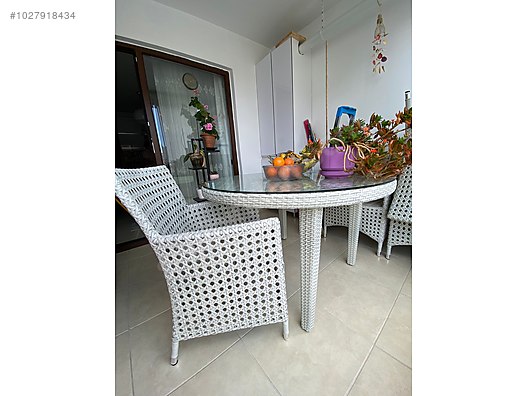İkinci El Rattan Masa &amp; Sandalye Takımı 1027918434