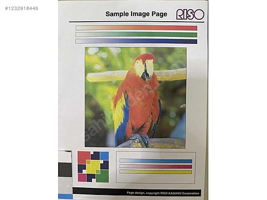 RİSO COMCOLOR 7050 MASRAFSIZ ,120 KOPYA RENKLİ - Fotokopi Makinesi ...