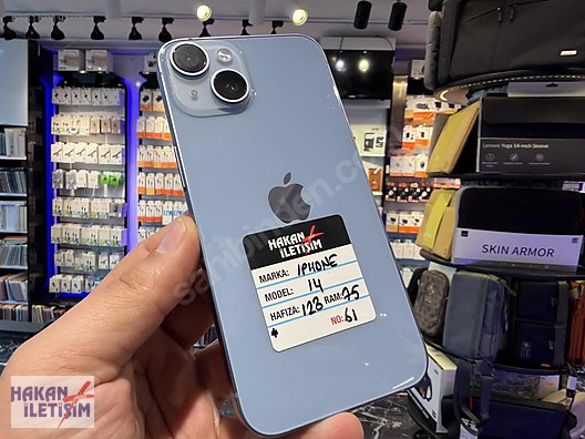 Apple / iPhone 14 / İPhone 14 / 128GB - Mavi Renk / Orjinal