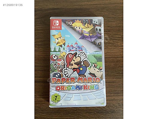 King Nintendo Paper Mario Origami King Used PAPER MARİO THE
