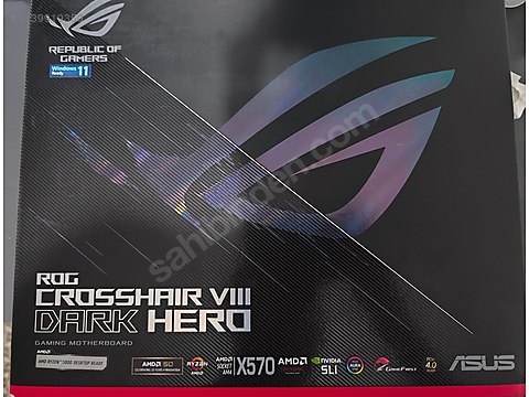 Asus ROG Crosshair VIII Dark Hero X570 + AMD Ryzen 9 5900x on