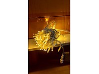 DIŞ MEKAN 10M 100 LED İP LED IP 65 BEYAZ KABLO GUN GÜN ISIGI