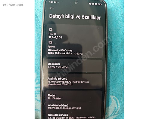 İkinci El ve Sıfır Alışveriş / Cep Telefonu & Aksesuar / Cep Telefonu / Xiaomi / Poco X6 Pro