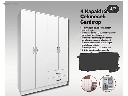 İkinci El ve Sıfır Alışveriş / Ev Dekorasyon / Mobilya / Yatak Odası / Şifonyer