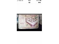 Çift kişilik saten yatak örtüsü takımı #1282920287