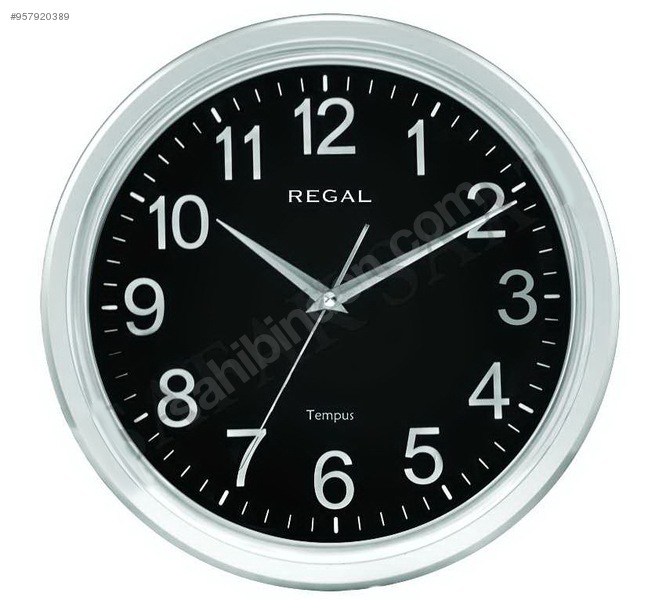 REGAL 8228 SBZ SESSİZ AKAR SANİYE KLASİK ORTA BOY DUVAR SAATİ REGAL 8228 SBZ SESSİZ AKAR SANİYE KLASİK ORTA BOY DUVAR SAATİ