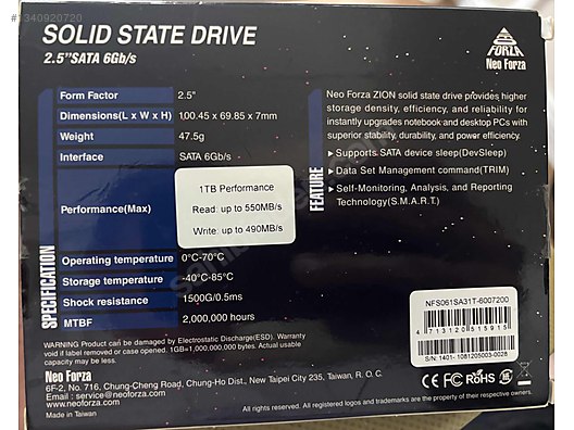 1TB SSD sahibinden.comda - 1340920720