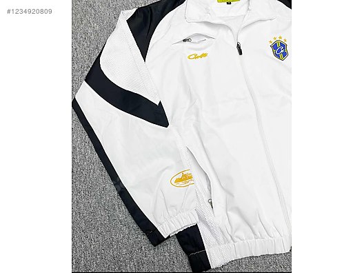 ウェア CORTEIZ OLYMPIC SHUKU BRASIL SET - WHITE Corteiz Olympic Shuku Jacket - Brasil White/Black – Side Kicks