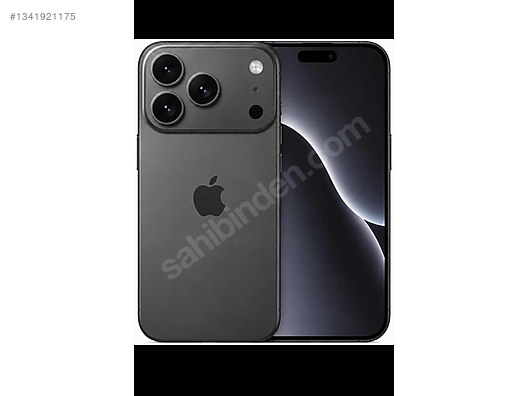 256 GB Siyah Apple iPhone 18 Pro Max Cep Telefonu - 1341921175