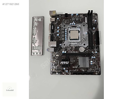 MSI H110M PRO-VD ANAKART/İ3-7100 CPU/8 GB DDR4/FAN SET - Anakart ve Tüm Masaüstü Bilgisayar Parçaları sahibinden.com'da