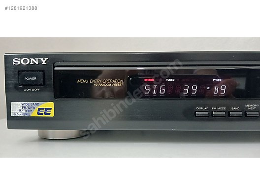 Sony / SONY ST-S215 FM STEREO/FM-AM TUNER at sahibinden.com