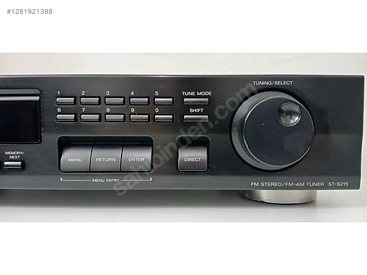 Sony / SONY ST-S215 FM STEREO/FM-AM TUNER at sahibinden.com