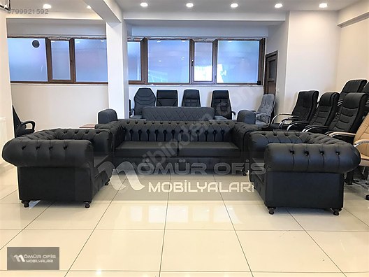 Chester Uclu Oturma Grubu 3 1 1 Omur Ofis Ofis Koltuk Takimi Ilanlari Uygun Fiyatlariyla Sahibinden Com Da 799921592