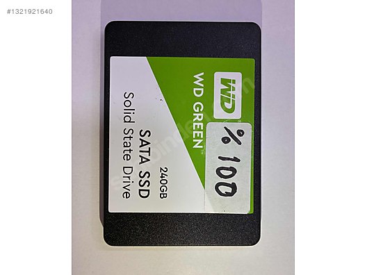 240GB WD GREEN SATA SSD SAĞLIK %100 sahibinden.comda - 1321921640