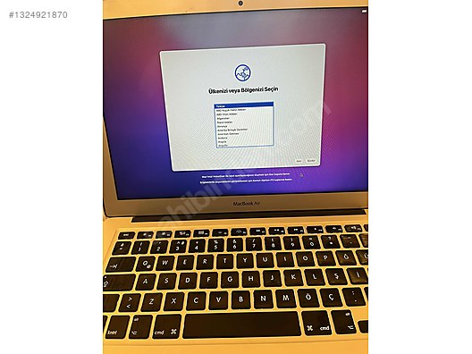 Apple Macbook / MacBook Air 2017 13 inç sahibinden.comda - 1324921870
