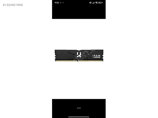 Goodram 32GB 1xGB Irdm DDR5 5600Mhz Ram sahibinden.comda - 1324921909