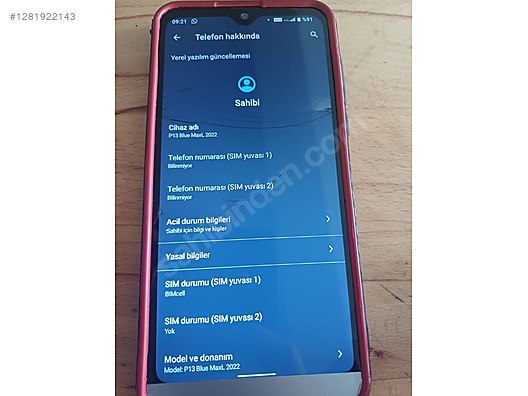 İkinci El ve Sıfır Alışveriş / Cep Telefonu & Aksesuar / Cep Telefonu / Reeder / P13 Blue