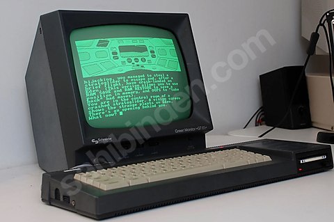 Amstrad CPC 6128 disketli antika bilgisayar CPC 464 üst modeli