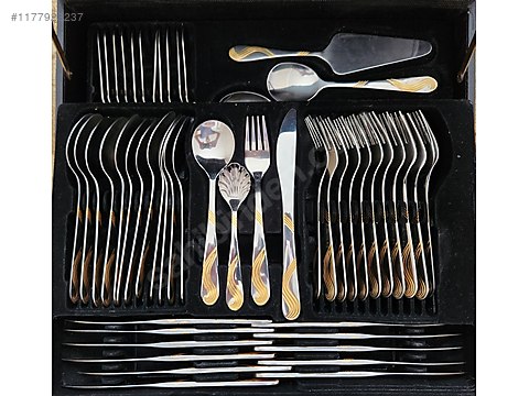 SOLINGEN 72 PARÇA PASLANMAZ ÇELİK 18/10 /23-24K ALTIN KAPLAMA