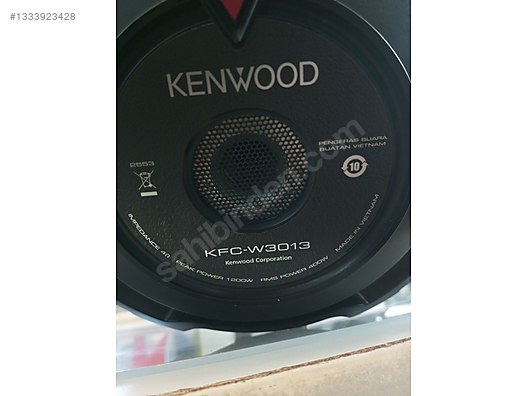 Speaker / SubWoofers / Kenwood KFC-W3013 400 RMS on sahibinden.com