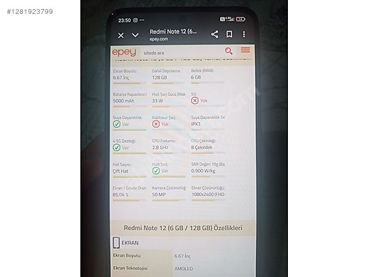 Used & Brand New Items / Cell Phones & Accessories / Cell Phones / Xiaomi / Redmi Note 12