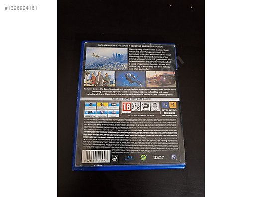 Ps4 GTA 5 Haritalı Tertemiz Koleksiyonluk Ayarda sahibinden.comda