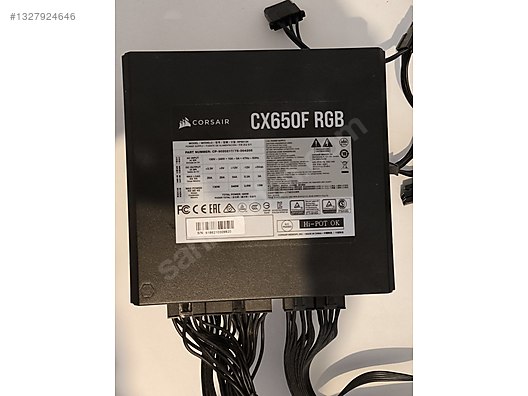 Corsair CX650F RGB 650W 80+ Bronze Tam Modüler PSU Güç Kaynağı
