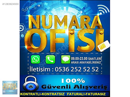 İkinci El ve Sıfır Alışveriş / Cep Telefonu & Aksesuar / Numara / Vodafone
