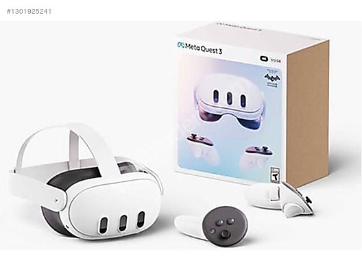Meta Quest 3 512 GB + Kiwi Pilli Kafa Bandı + Çanta + 20 Oyun