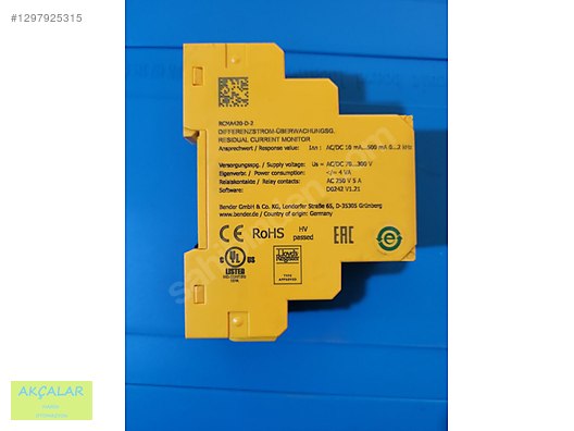 BENDER RCMA420-D-2 - Bender Programlayıcı - 1297925315