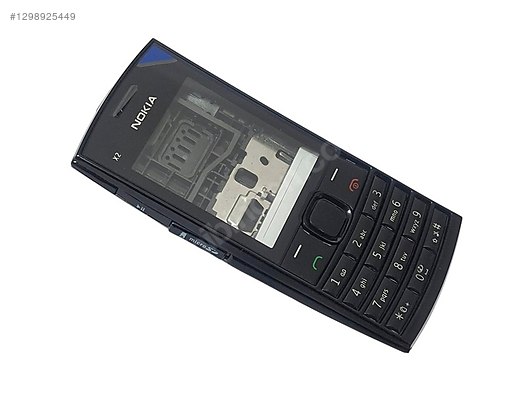 Nokia X2-02 Kapak Kasa Tuş High Quality Full Housing Black New
