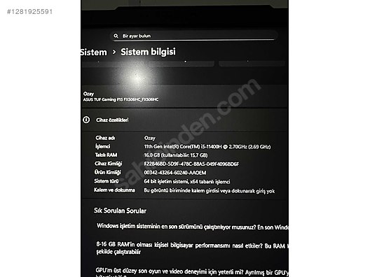 Used & Brand New Items / Gaming & Gamers Exclusive / Gaming PC / Gaming Laptop / Asus