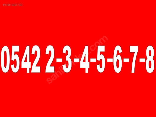 İkinci El ve Sıfır Alışveriş / Cep Telefonu & Aksesuar / Numara / Turkcell