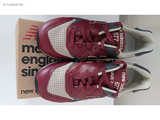 NEW BALANCE 577 Made In England NB577 Bordo 41.5 at sahibinden