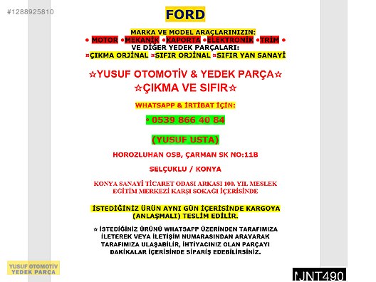 Otomobil & Arazi Aracı / Yürüyen & Direksiyon / BMW 6883002 JANT E71 2J ...