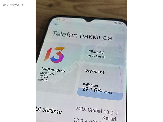 İkinci El ve Sıfır Alışveriş / Cep Telefonu & Aksesuar / Cep Telefonu / Xiaomi / Mi 10 Lite