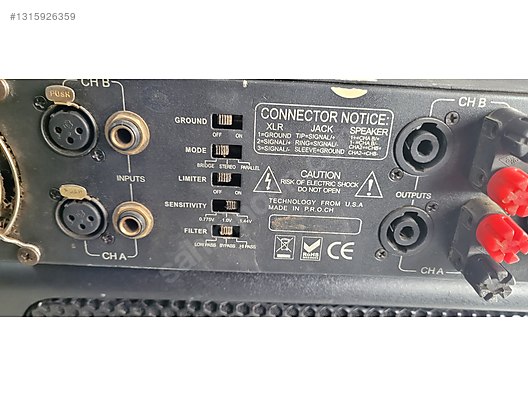amerıcan audio vlp 1500 power anfı temız fiyatı 10.500 sahibinden