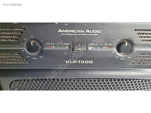 amerıcan audio vlp 1500 power anfı temız fiyatı 10.500 sahibinden