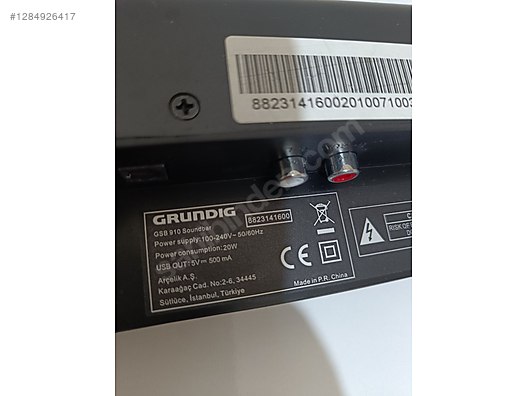 İkinci El Grundig Soundbar hoparlör