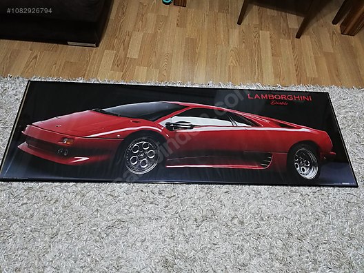 Lamborghini Diablo çerçeveli poster  - 1082926794