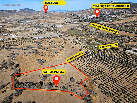 YENİFOÇADA DOĞA HARİKASI SATILIK İMARLI ARAZİ