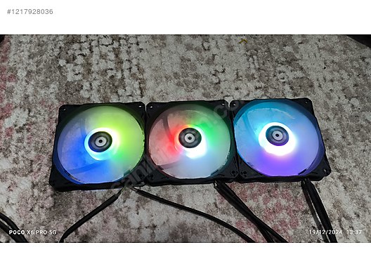 あらま　Thermaltake TT-1225 ファン 5個セット thermaltake tt 1225 argb fan sahibinden.comda - 1217928036