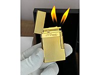 Double Flame Dupont Gold Çakmak Ligne 2 Sadece 3 Adet Stokta #1282928332